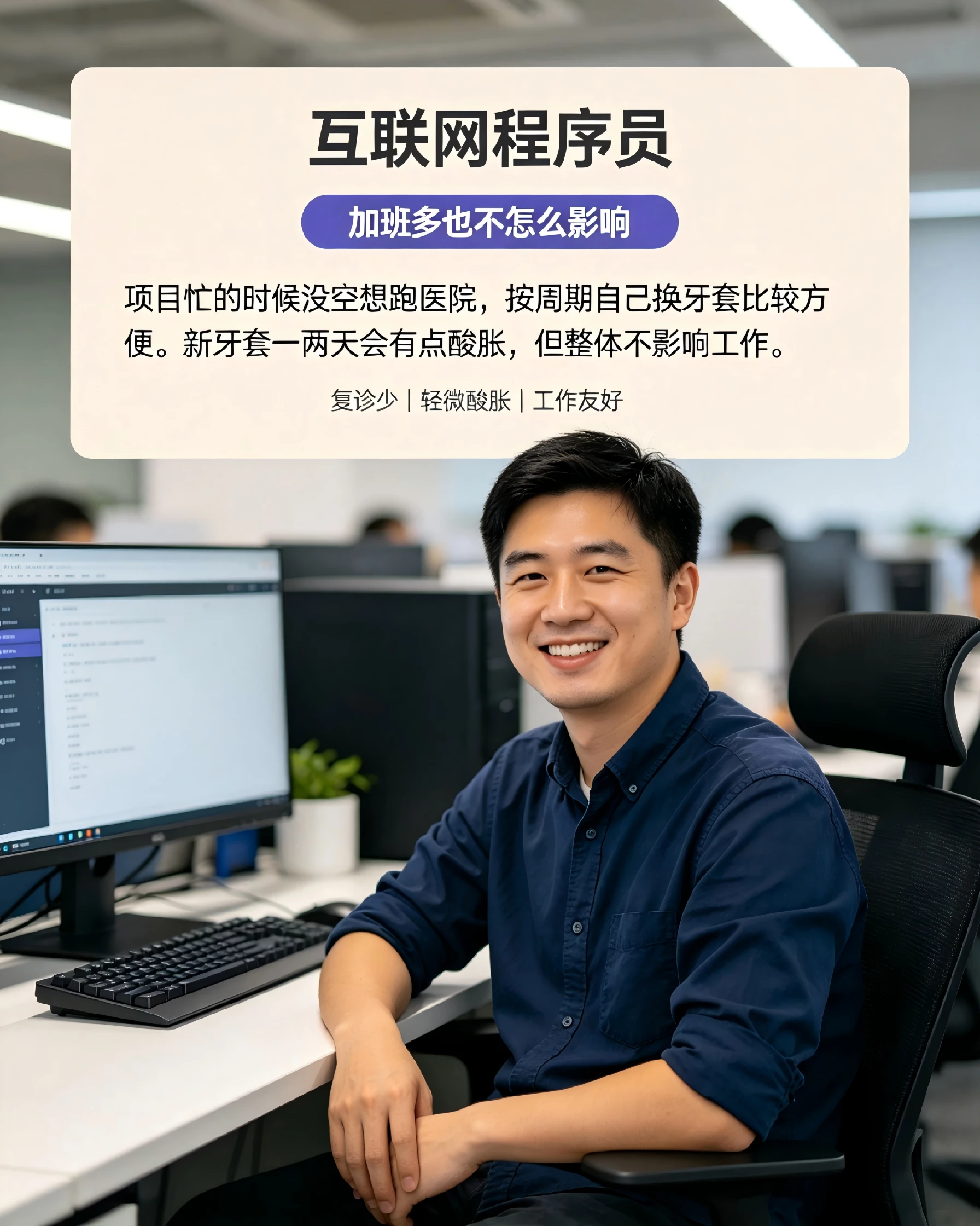 不同职业对隐形矫治器的好评整理 (34)